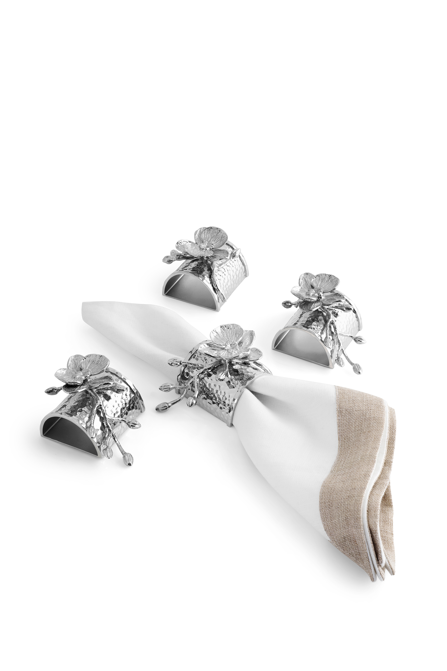 Buy Michael Aram White Orchid Napkin Rings, Set of Four for Home Bloomingdale's Qatar